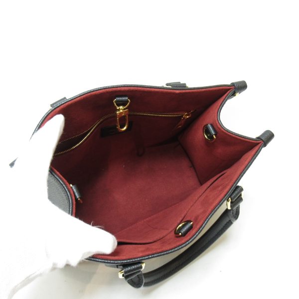 5 Louis Vuitton Bicolor Emprene On The Go PM Shoulder Bag Calf Emprene Black