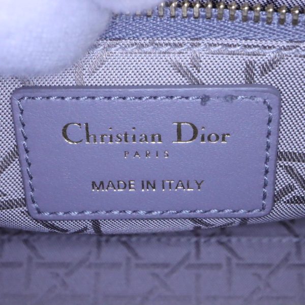 5 Christian Dior 2way Shoulder Bag Calf Gray