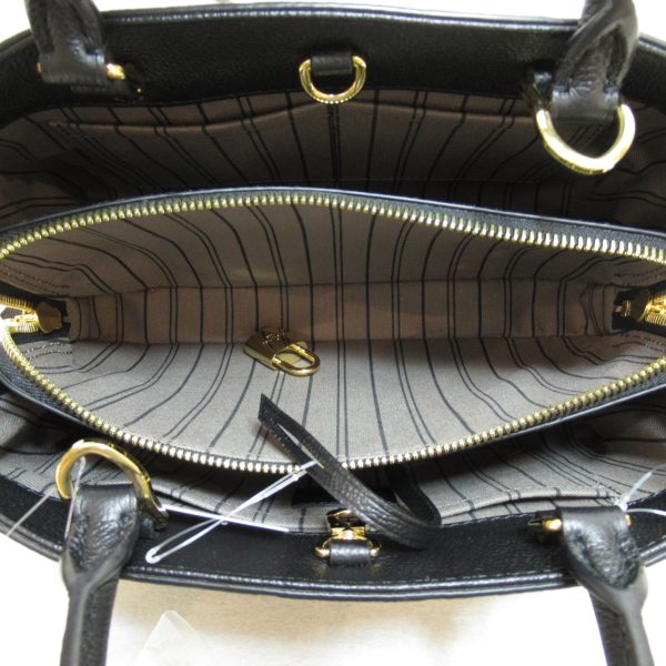 5 Louis Vuitton Montaigne BB Shoulder Bag Leather Empreinte Black