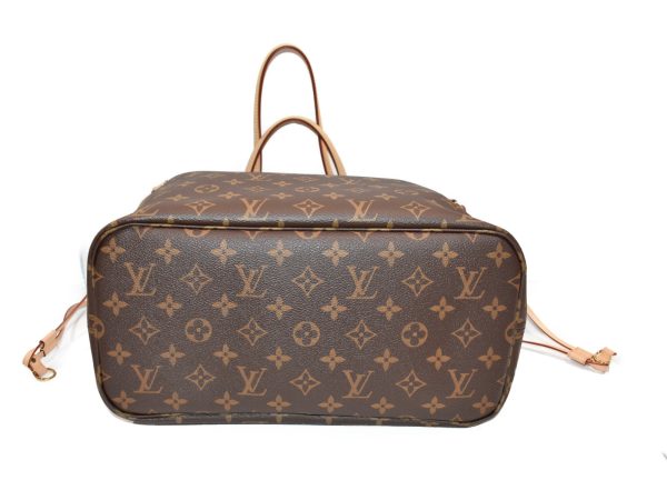 5 Louis Vuitton Neverfull MM MonogramBrown Coated Canvas Stylish Handbag