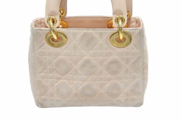 50972 d2 Christian Dior Mini Handbag Beige Bag Logo Gold Hardware