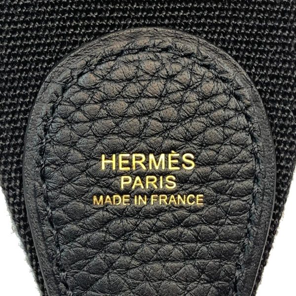 6 Hermes Evelyn 3 PM Shoulder Bag Taurillon Clemence Pour Noir