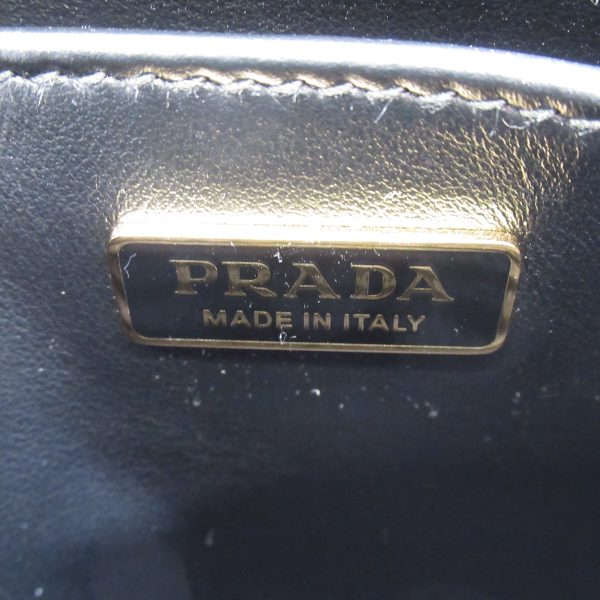 6 Prada Shoulder Bag Leather Handbag Black