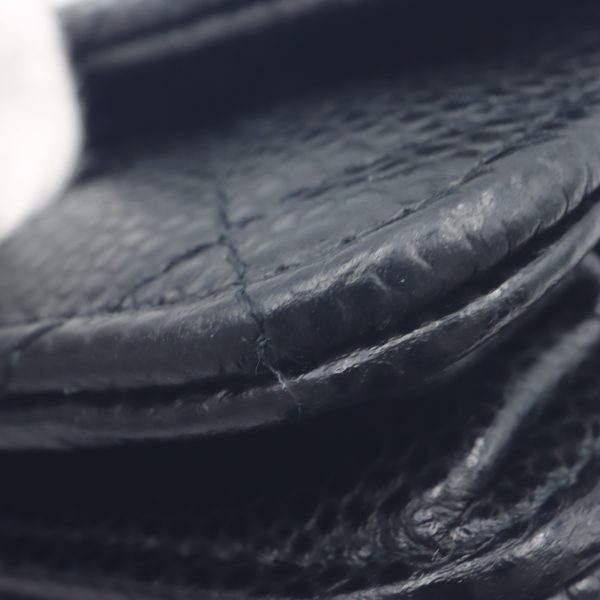 6 Chanel Matelasse Chain Wallet Shoulder Bag Caviar Skin Black