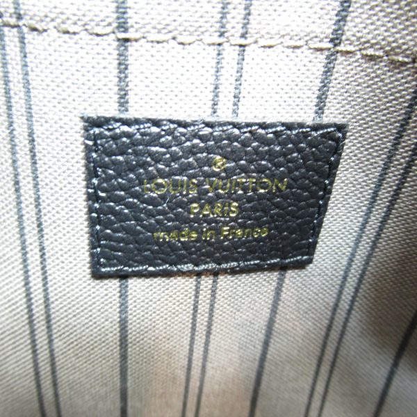 6 Louis Vuitton Montaigne BB Shoulder Bag Leather Empreinte Black