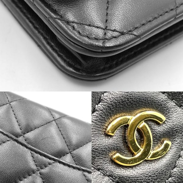 6 Chanel Chain Matelasse Mini Shoulder Bag Coco Mark Wallet Bag Crossbody