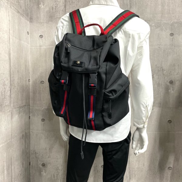 6 Gucci Backpack Capacity Bag Black