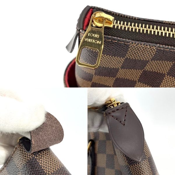 6 Louis Vuitton Totally MM Damier Ebene Shoulder Bag Brown