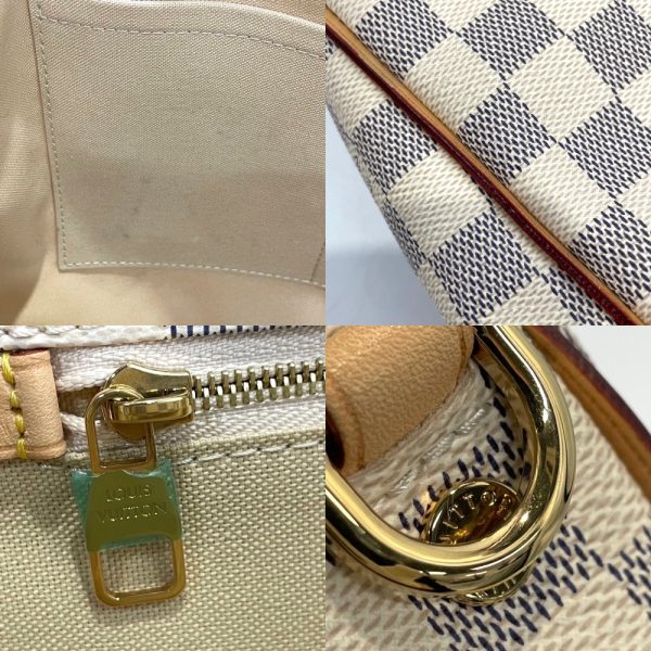 6 Louis Vuitton Damier Azur Sophie Shoulder Bag White