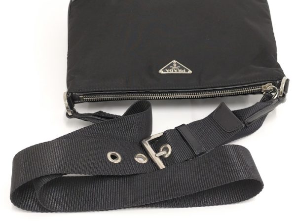 6 Prada Shoulder Bag Nylon Black