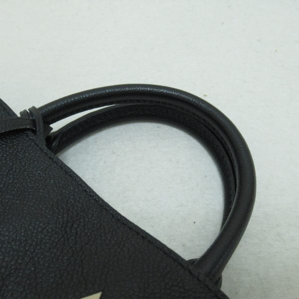 7 Louis Vuitton Montaigne BB Shoulder Bag Monogram Empreinte Blackbeige