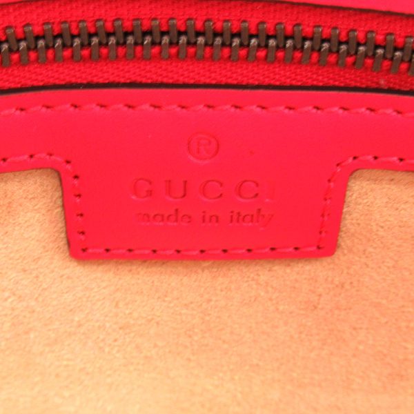 7 Gucci GG Marmont Small Shoulder Bag Leather Red