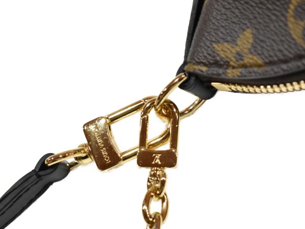 8 Louis vuitton Boulogne NM Monogram Leather Noir Black Shoulder Bag Chain Bag Gold Hardware