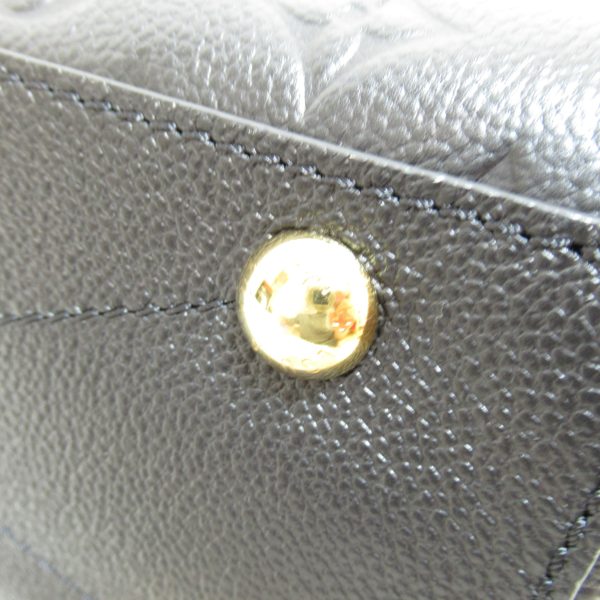 8 Louis Vuitton Montaigne BB Shoulder Bag Leather Empreinte Black