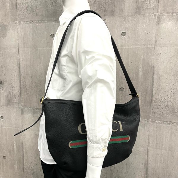 8 Gucci Shoulder Bag Capacity Bag Black