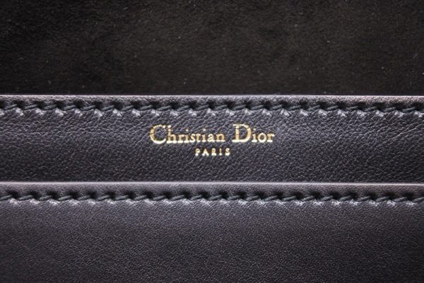 ai tdc 005606 012 Christian Dior 3way Strap Shoulder Bag Chain Clutch Bag Black