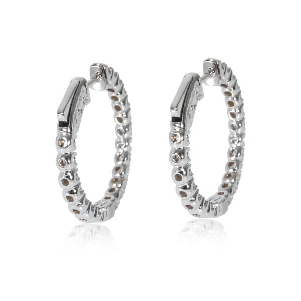 z130906 bv Diamond In and Out Hoop Earrings in 14K White Gold 200 CTW G HSI