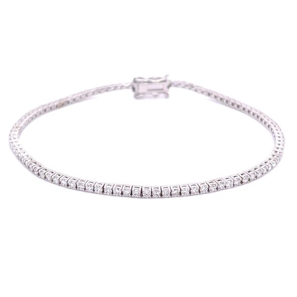 Diamond Tennis Bracelet in 14K White Gold 1 34 CTW Diamond Tennis Bracelet in 14K White Gold 1 34 CTW