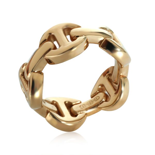 z131667 av Hoorsenbuhs Tri Link Brute Classic Ring in 18k Yellow Gold