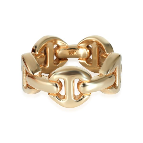 Hoorsenbuhs Tri Link Brute Classic Ring in 18k Yellow Gold Hoorsenbuhs Tri Link Brute Classic Ring in 18k Yellow Gold