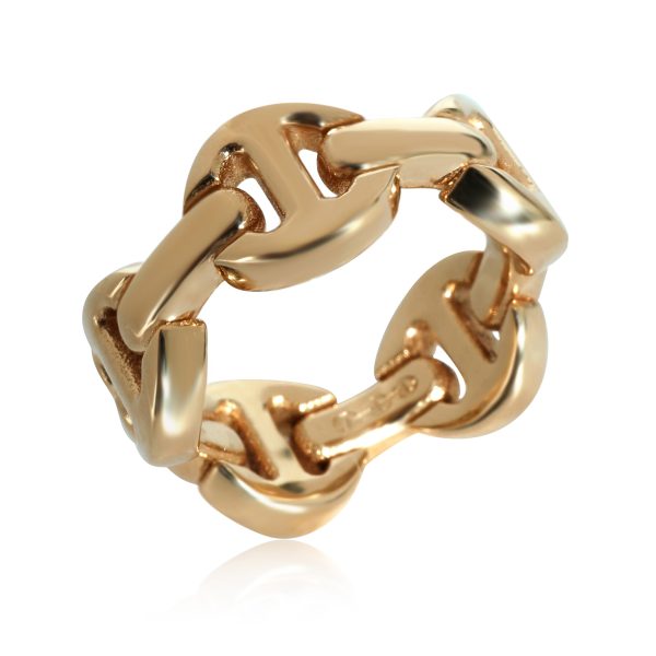 z131667 pv Hoorsenbuhs Tri Link Brute Classic Ring in 18k Yellow Gold