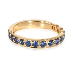 Hoorsenbuhs Americana Ring Blue Sapphires Ring in 18k Yellow Gold Salvatore Ferragamo Shoulder Bag Canvas Leather Black Silver