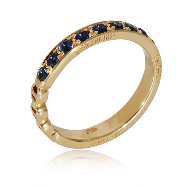 z131668 pv Hoorsenbuhs Americana Ring Blue Sapphires Ring in 18k Yellow Gold