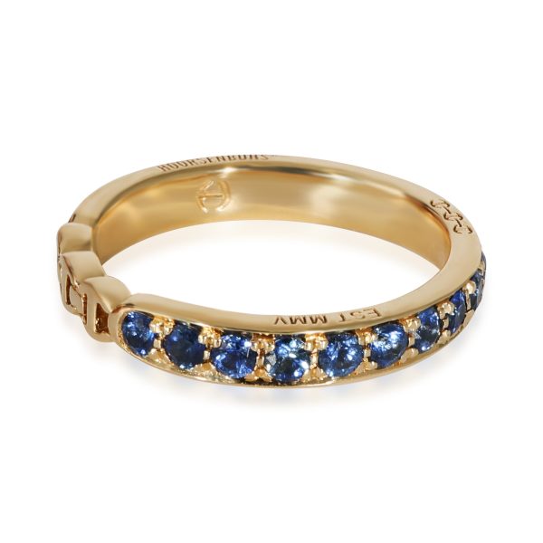 z131668 sv Hoorsenbuhs Americana Ring Blue Sapphires Ring in 18k Yellow Gold