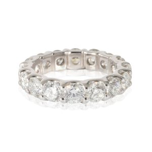 Diamond Eternity Ring in 14K White Gold 401 CTW Louis Vuitton Shoulder Bag Totally PM Damier Azur