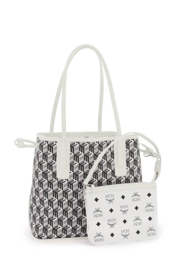 03c9ca9af69ea4f ik 3 MCM White Bianco Liz Tote Bag