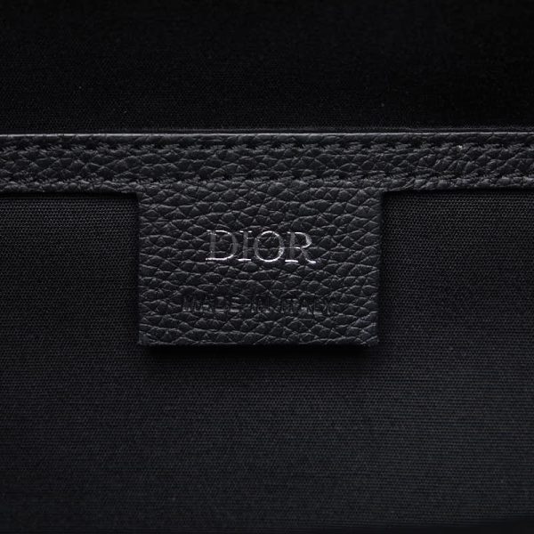 1 0118875 6 Dior Homme Oplique Motion Rucksack Backpack Black Nylon Leather