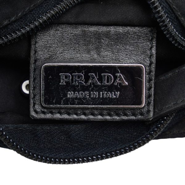 1 0128704 9 Prada Sacoche Shoulder Bag Nylon Black