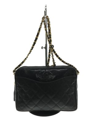 1 Chanel Coco Mark Accessories Jewelry Pouch Black Bag