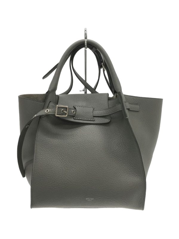 1 Celine Big Bag Shoulder Bag Leather Gray