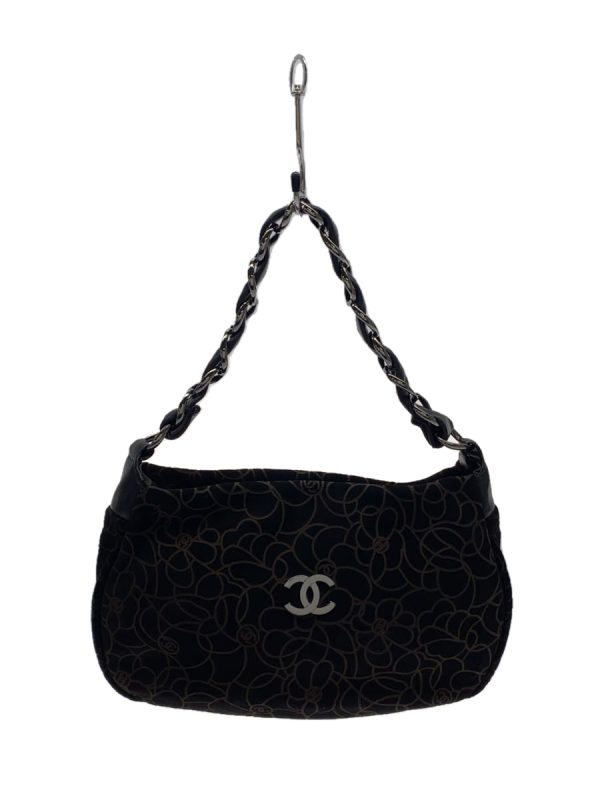 1 Chanel Camellia Shoulder Bag Black