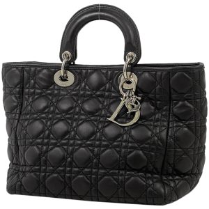 1 Chanel Shoulder Bag Leather Black