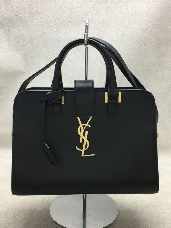 1 Saint Laurent Shoulder Bag Leather Black