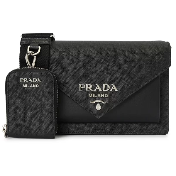 1 Prada Shoulder Bag Handbag Black