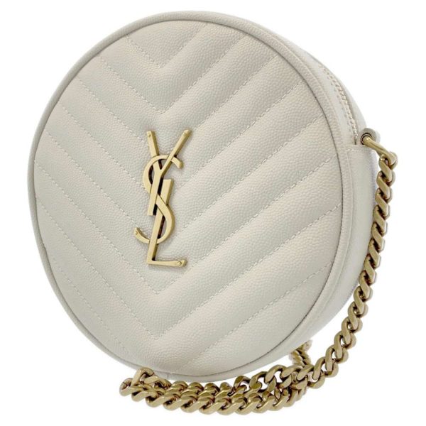 1 Saint Laurent Chain Shoulder Bag White