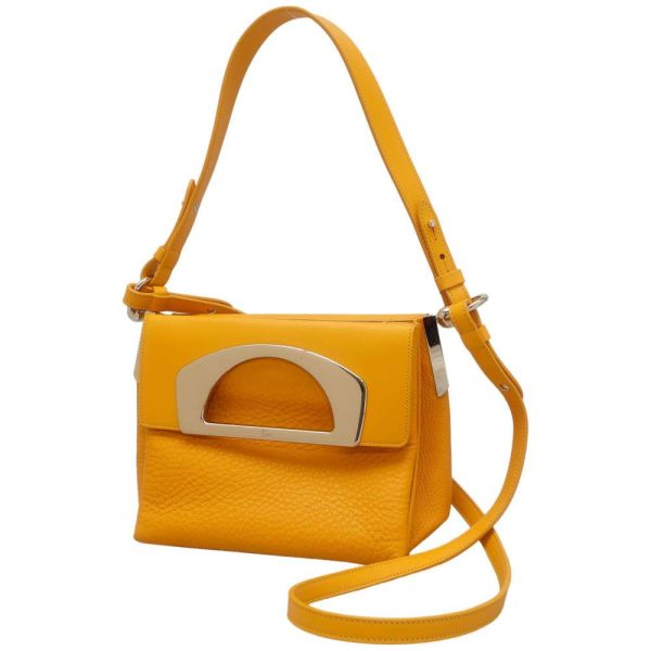 1 Christian Louboutin Shoulder Bag Mini Leather Yellow