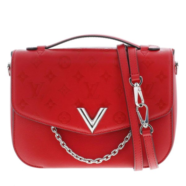 1 Louis Vuitton Very Messenger Shoulder Bag Red