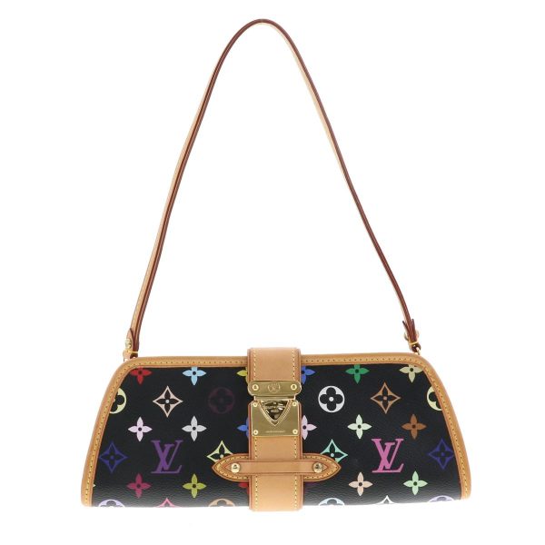 1 Louis Vuitton Charlie Bag Handbag Monogram Multicolor Black