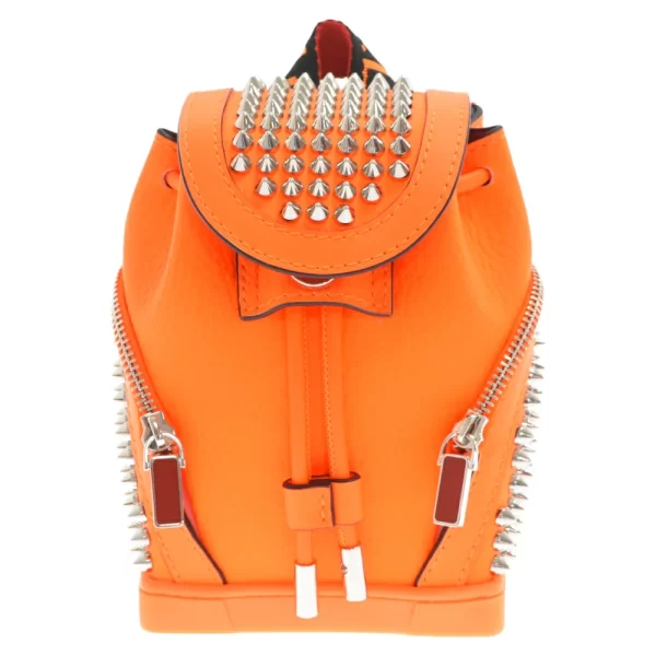 1 Christian Louboutin Mini Explorer Backpack Rucksack Orange