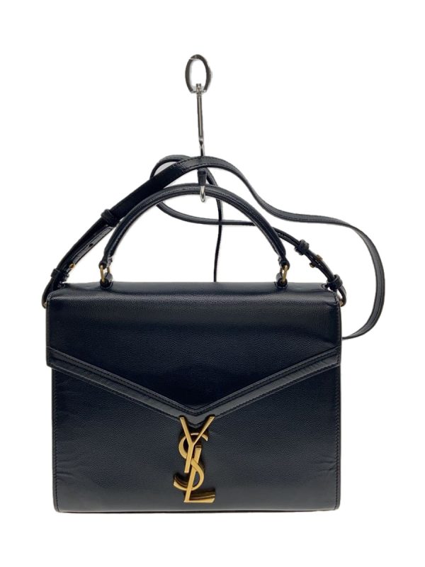 1 Saint Laurent Shoulder Bag Leather Black