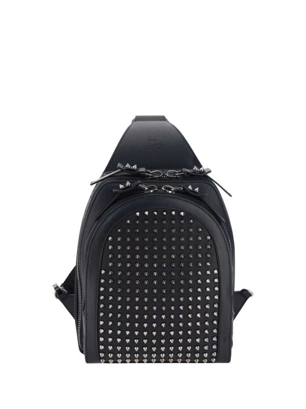 1 Christian Louboutin Shoulder Bag Backpack Black