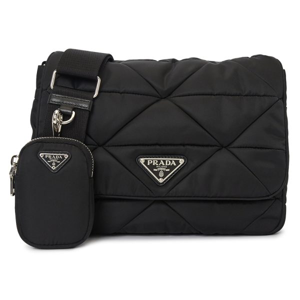 1 Prada Re nylon Shoulder Bag Black