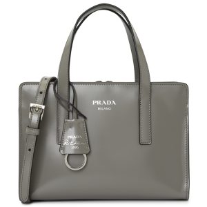 1 Prada 2way Shoulder Bag Denim Leather Blue