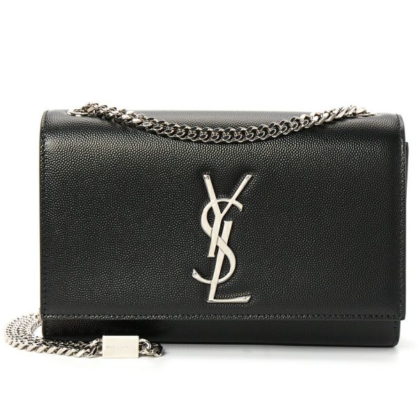 1 Saint Laurent Small Chain Shoulder Bag Cross Bag Black