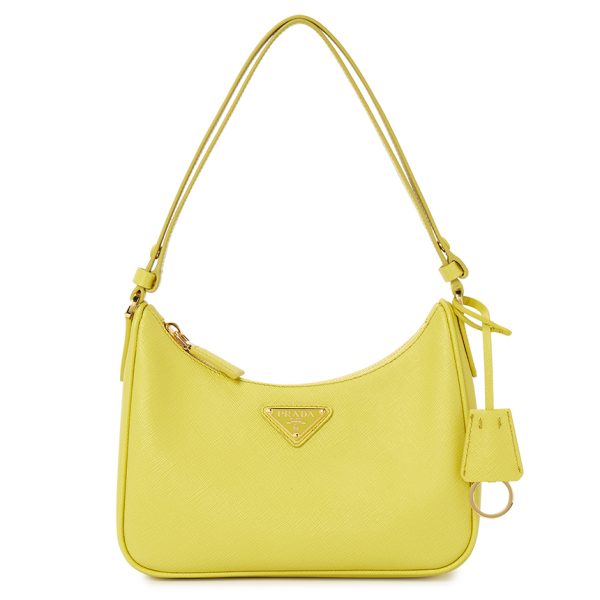 1 Prada Hand Bag Shoulder Bag Yellow