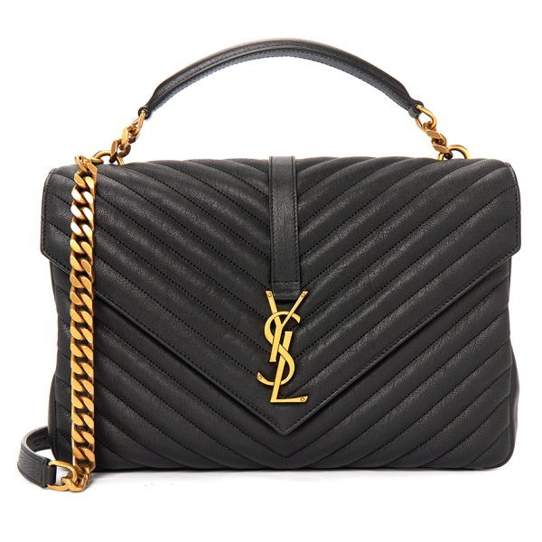 1 Saint Laurent Shoulder Bag Black